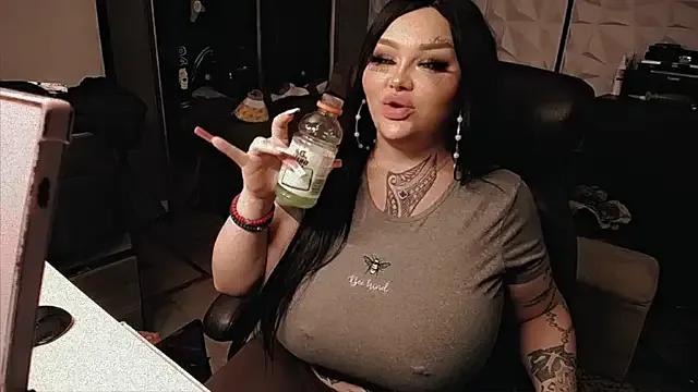 sheylagoddess11 — titty fk + twerk + 7' dildo